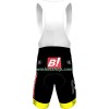 Fietskleding (Fietsshirt + Korte Koersbroek) 2023 Bingoal WB - Geel Rood